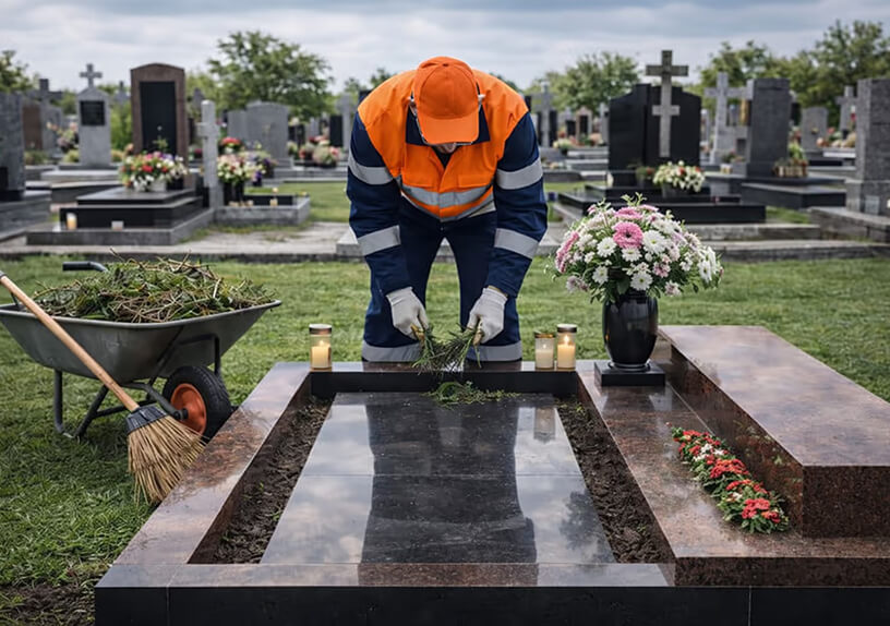 Благоустрій та прибирання могил